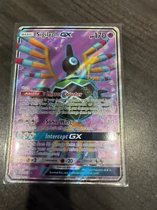Sigilyph GX 202/214 Full Art Ultra Rare Pokémon 2018 Lost Thunder - Picture 1 of 2