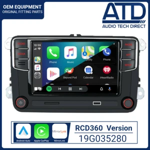 RCD360 für VW Caddy Jetta Passat Radio Car Play Android Auto 6.5 MQB MIB Stereo - Bild 1 von 12