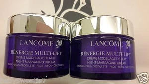 Lancome Renergie Multi-Lift Lifting Night Massaging MASSAGE Cream 30ml FACE NECK - Picture 1 of 12