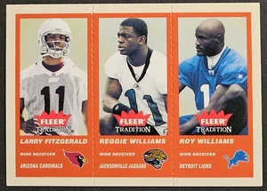 2004 Fleer Tradition #352 Larry Fitzgerald / Reggie Williams / Roy Williams RC - Picture 1 of 2