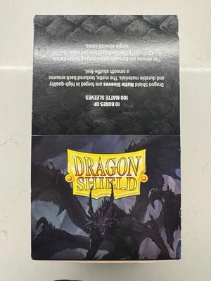 Dragonshield Matte Textured Sleeves Display (10 Boxes of 100 Sleeves) Purple - Image 1 of 2