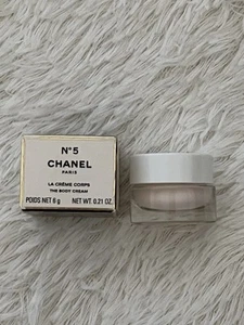 No 5 CHANEL The Body Cream Mini Glass Sample 6g - Picture 1 of 7