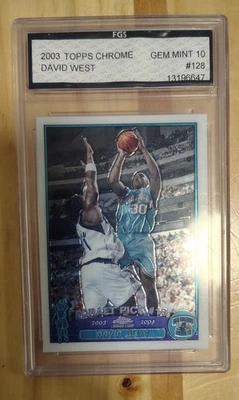 2003-04 Topps cromo - David West #128 refractor (RC) Foto 1 de 2