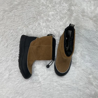 UGG Kirby Waterproof Boots Winter Big Kids Size 4 Youth Tan Black (1103506K) - Image 1 of 4