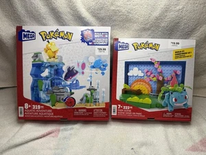 Mega Pokemon Aquatic Adventure HXF79 / Parkszene HXF81 Build Set, Brandneu!!! - Bild 1 von 7