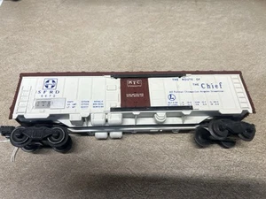 Lionel Post War Santa Fe Refrigerator Car #6672 - Picture 1 of 4