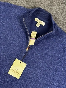 Neu mit Etikett! Tommy Bahama "Need for Tweed" 1/4 Zip Pullover - Herren XXL - Wolle/Schwelle/Nylon - Bild 1 von 9