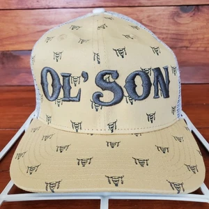Ol Son Hat Cap Snap Back Men Trucker Mesh Dale Brisby Embroidered Rodeo - Picture 1 of 7