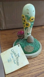Vintage 1998 Brown Bag Cookie Art Stamp Apples And Sunflowers No 42 - Picture 1 of 5