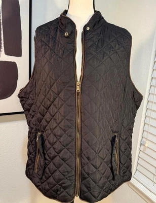 Chaleco acolchado negro New Look (talla 2X) Foto 1 de 4