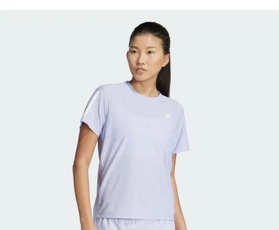 Camiseta para correr Adidas OTR Base para mujer (tono violeta) XS NUEVA CON ETIQUETAS Foto 1 de 3
