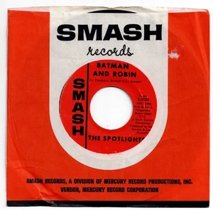 THE SPOTLIGHTS batman & robin U.S. SMASH 45rpm S-2020_1966 great batman record - Picture 1 of 1