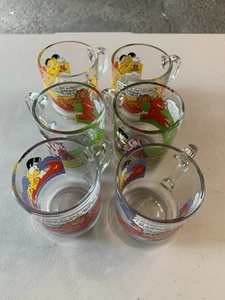 (6) 1978-1980 McDonald’s Garfield Glas Kaffeetassen Gläser Tassen Vintage Vintage - Bild 1 von 4