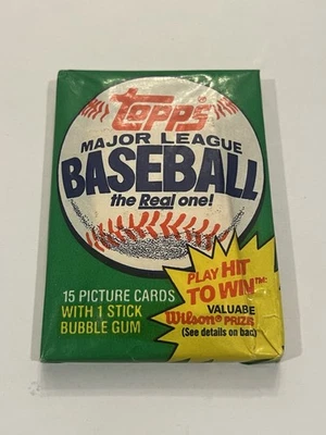 1981 Topps Baseball Wax Pack Sealed - Image 1 of 4