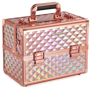 SONGMICS Kosmetikkoffer Schminkkoffer Make up Aufbewahrung Organizer für die - Bild 1 von 12