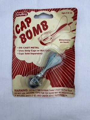 Vintage 2009 Schylling's Die Cast Metal Caps Bomb - NEW SEALED IN PACK! - Image 1 of 2