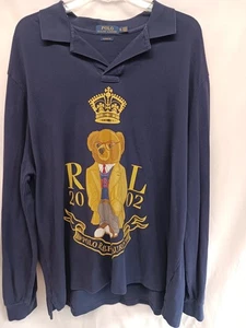 Polo Ralph Lauren Bear Longsleeve Shirt USA American #44 Trikot 2002 Crown XL.TG - Bild 1 von 4