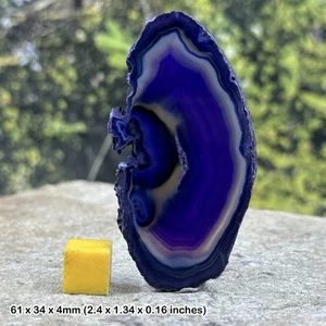 Cristal Rebanada de Ágata - Auténtica Piedra Mineral Sanadora Espiritual CERTIFICADA - Imagen 1 de 1