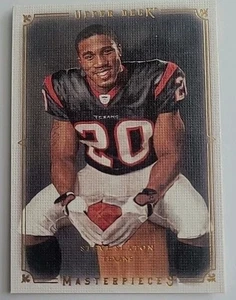 Steve Slaton 2008 Upper Deck Masterpieces NFL Card No 76  - Bild 1 von 2