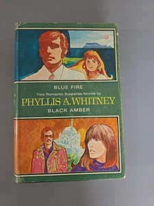 Blue Fire And Black Amber-Phyllis A. Whitney 2 Romance Novels Vintage 1961 1964 - Picture 1 of 5