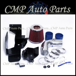 BLUE RED COLD AIR INTAKE KIT FIT 03-12 VW GOLF JETTA PASSAT 1.6L 1.8L 1.9L 2.0L - Picture 1 of 1