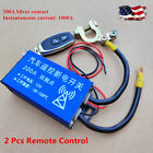 Universal Integrated Wireless Car Battery Isolator 12V 200A＋2Pcs Remote Control