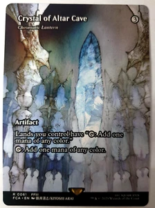 MTG Final Fantasy - Crystal of Altar Cave (Chromatic) - Borderless Rare 0061 NM - Picture 1 of 1