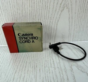 Genuine Canon Synchro Cord A - Camera Accessory in Original Box - Picture 1 of 4