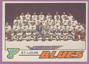 1977 77-78 O-PEE-CHEE ST. LOUIS BLUES TEAM CHECKLIST #85 EX/MT+ UNMARKED - Picture 1 of 2