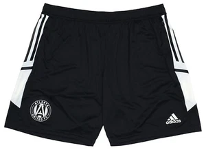 adidas MLS Herren Atlanta United FC Fußball ungefütterte Trainingsshorts, schwarz/weiß - Bild 1 von 4