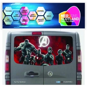 Heckklappenfolie für Vauxhall/Opel Vivaro Air Release Vinyl VIV008 - Bild 1 von 1