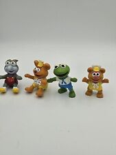 Vintage Lot of 4 Muppet Babies Figures Gonzo  Kermit McDonalds Toy 1986