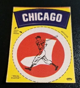 1968-1972 DE COLECCIÓN FLEER TELA REAL PEGATINA DESPEGABLE CHICAGO WHITE SOX ¡¡¡EXCELENTE++!!!! - Imagen 1 de 2