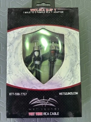 Wet Sounds RCA Y ADAPTER WWX-RCA M-2F Y