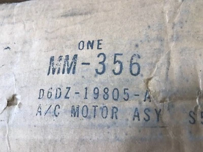 Motor soplador Ford Granada Mercury Monarch 1976 nuevo de lote. D6DZ-19805-A.      4a Foto 1 de 4