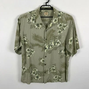 Camisa Linguine Bob Hawaiana XL Multicolor Floral Manga Corta Rayón Abotonada - Imagen 1 de 7