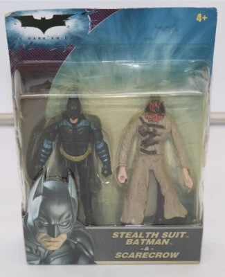 Figura de acción Batman Stealth Suit Batman & Scarecrow Dark Knight Mattel DC Toy Foto 1 de 4