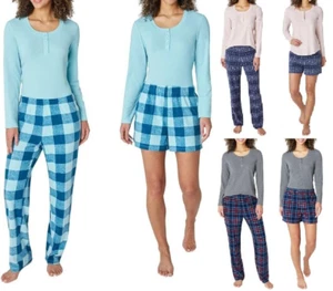 Eddie Bauer Damen 3-teiliges Waffel Fleece Pyjama Set, 2X, 3X - Bild 1 von 1