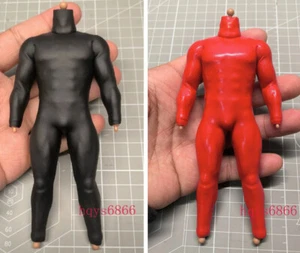 Mono Body Modelo Hombre Escala 1/12 Ropa Hombre Negro para 6"" VToys Body - Imagen 1 de 13