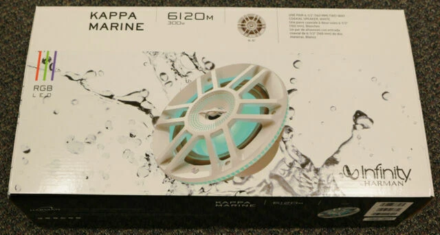 Infinity KAPPA6120M 300W Coaxial Marine Audio Speakers