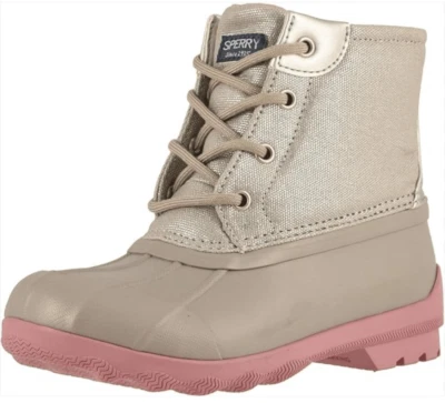 Sperry Kids Girl's Port Boot (Big Kid) Girls Size 10M Ivory Waterproof - Image 1 of 4