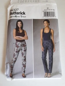 Butterick Sewing Pattern 6327 Womens  Fitted Pants  Size 8-16  Uncut - Picture 1 of 6