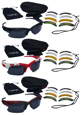 Gafas de sol deportivas de pesca CHEX Europa 5 lentes intercambiables estuche rígido Foto 1 de 4
