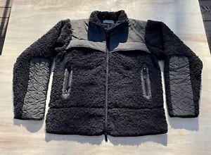 Manresa The Selkirk Fleece Jacket Men's Nylon Wool Black XL - New - Picture 1 of 9