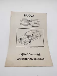 Manuale officina Alfa Romeo Alfa nuova 33 sistema antibloccaggio ABS notiziario. - Foto 1 di 24