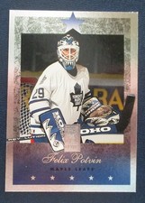 FELIX POTVIN Toronto MAPLE LEAFS 1995-96 DONRUSS ELITE HOCKEY CARD #97