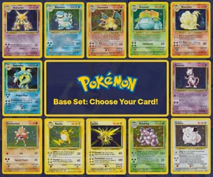 1999 Pokémon Basisset: Wähle deine Karte! Alle Karten verfügbar - 100 % authentisch - Bild 1 von 155