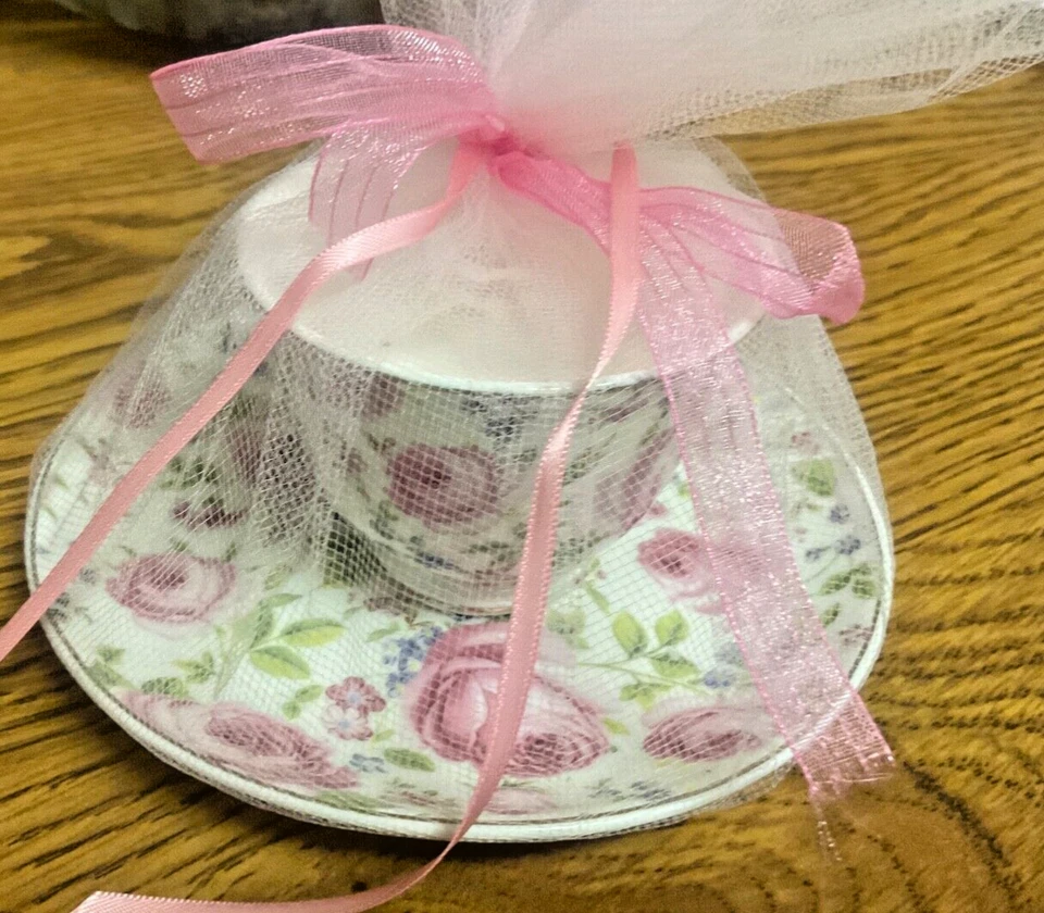 Grace's Teaware Cup And Saucer Tea Set Floral Design NEW - Image 1 of 4