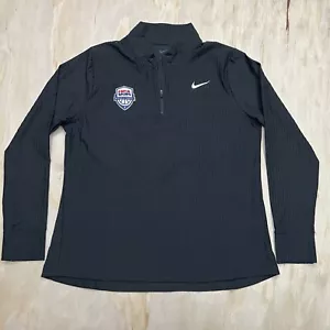 NEW No Tags XL WOMENS Nike USA Basketball Dri Fit 1/4 Zip Top FD5627-010 - Picture 1 of 13