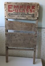 Antique Empire Glass WASHBOARD  Canadian Woodenware Co